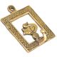 Brass Duck Framed Single Wall Hook