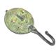 Brass Tribal Face Patina Rich Single Wall Hook