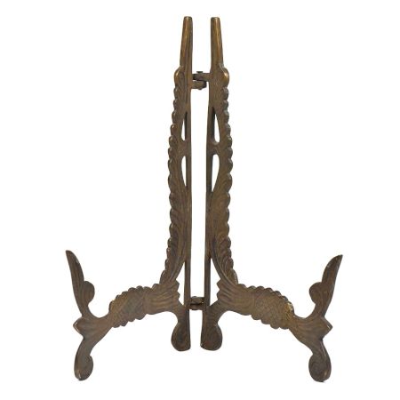 Vintage Finely Engraved  Bronze Bookends