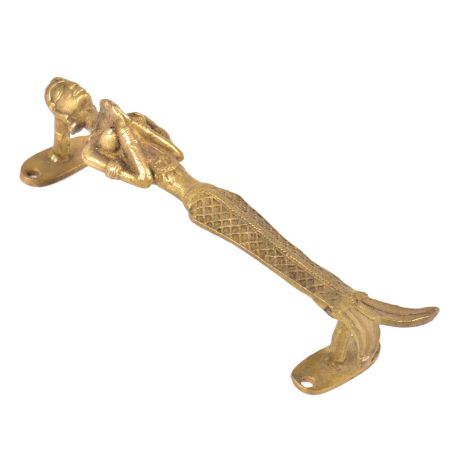 Brass Mermaid Statue Door Handles