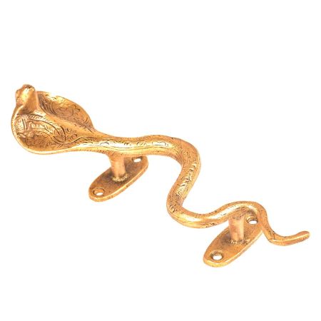 Brass Cobra Door Pull