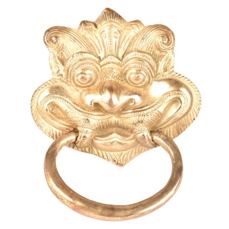 Brass Chinese Foo Dog Door Knocker