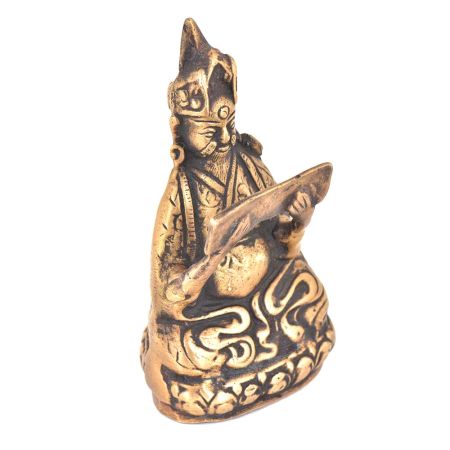 Bronze Statue Of Buddhist Recite ScripturesÂ 