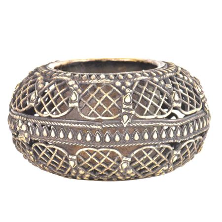 Bronze Circular Jali Design Ashtray