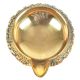 Hand Crafted Brass Kuber Diya 1 inch x 2.5 inch