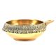 Hand Crafted Brass Kuber Diya 1.1 inch x 2.5 inch