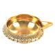 Hand Crafted Brass Kuber Diya 1.1 inch x 2.75 inch