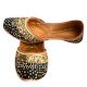 Women Designer Punjabi Jutti Black