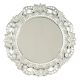 Round Floral Frame Etched Venetian Mirror