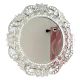 Round Floral Frame Etched Venetian Mirror