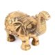 Brass Elephant Trunk Upwards With Fine Engravings