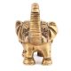 Brass Elephant Trunk Upwards With Fine Engravings