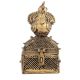 Bronze Dhokra Art Jewellery Box With A Bird On It