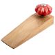 Red Golden Leaf Big Ceramic Wooden Door Stopper