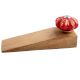 Red Golden Leaf Big Ceramic Wooden Door Stopper