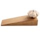 Cream Golden Leaf Big Melon Ceramic Wooden Door Stopper