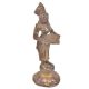 Bronze Lady Holding A Diya In Her Hand Is On A Raised Platform
