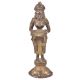 Bronze Lady Holding A Diya In Her Hand Is On A Raised Platform