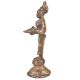 Bronze Lady Holding A Diya In Her Hand Is On A Raised Platform