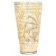 Etched  Vande Brass Tall Punjabi Lassi Glass