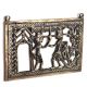 Bronze Tribal Wall Art Hanging With A Woman & Man Holding Woman Hand