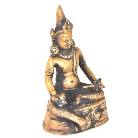 Old Tibetan Buddhism Buddhist Temple Bronze  Buddha Statue