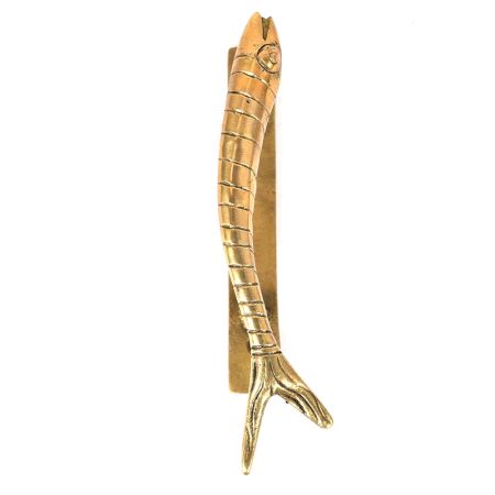 Brass Fish With Mouth Open Handle