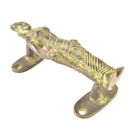 Brass Standing Lady Door Handle