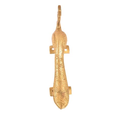 Golden Brass Peacock Door Handle