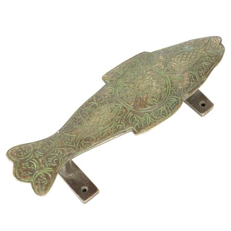 Fish Design Brass Drawer Door Pulls Handle