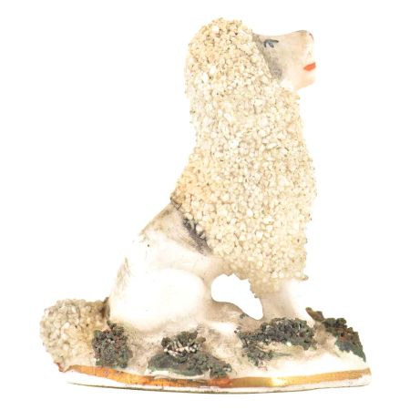 Miniature Porcelain Poodle Figurine