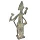 Bronze Tribal Ganesha Playing Dholak Figurine
