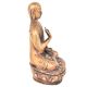 Tibet Buddhism Temple Bronze Seat lotus Statue