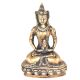 Brass Buddha Statue Deity Seated