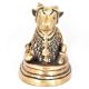 Carved Brass Nandi Statue
