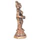 Dancing Brass Lady Dancer Hand Cymbals Manjira Statue
