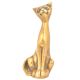 Brass Cat In Sitting Postion