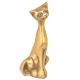Brass Cat In Sitting Postion