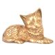 Brass Kitten Figurine