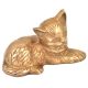 Brass Kitten Figurine