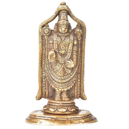 Brass Figurine Of Tirupati Bala Ji