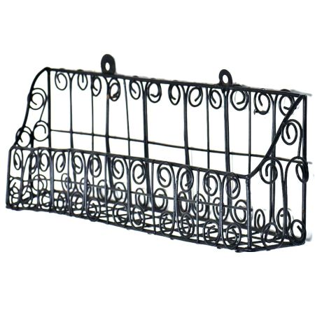Wrought Iron Towel Rack Bathroom Rack Basket