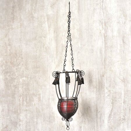 Metal Iron Cone Candle Holder