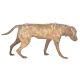 Brass Standing Hunting Hound Dog Figurine