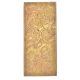 Floral Brass Embossed Square Tile Wall Hanging