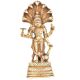 Brass Standing Vishnu On Sheshnaag