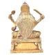 Brass Goddess Sarswati Sitting On A Raised Platform