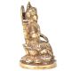 Brass Goddess Laxmi Sitting On A Lotus