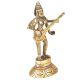 Brass Goddess Sarswati Standing Holding Her Veena
