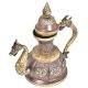 Vintage Copper With Brass Ceremonial Dragon Teapot